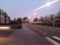 Brandweer Hoorn onderweg naar duinbrand Bergen(met mobiel gefilmd)