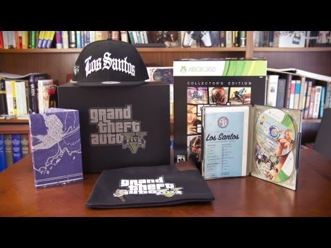 GTA 5 (V) Collector's Edition Unboxing & Gameplay!
