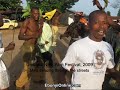 Unwana New Yam Festival 2009: Men Dancing through the Streets, Unwana Ebonyi State, Nigeria