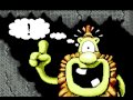 the third cinematic that plays in trog for the nes. this cinematic plays after completing the third bonus level of the game.