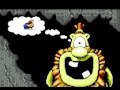 the third cinematic that plays in trog for the nes. this cinematic plays after completing the third bonus level of the game.