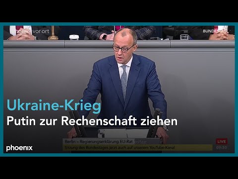 Friedrich Merz (CDU) zur Regierungserklrung von Ol ...