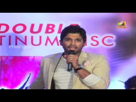 Allu Arjun imitating Brahmanandam dance - Julayi Double Platinum Disc Function