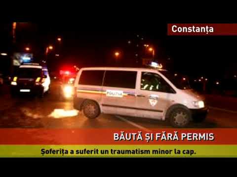 O tânără băută și fără permis a provocat un accident, la Constanța