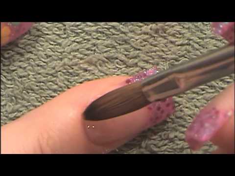how to fill acrylic nails step by step