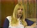 Gregg Allman interview PART 4 of 14- Sanger Theater New Orleans 1982