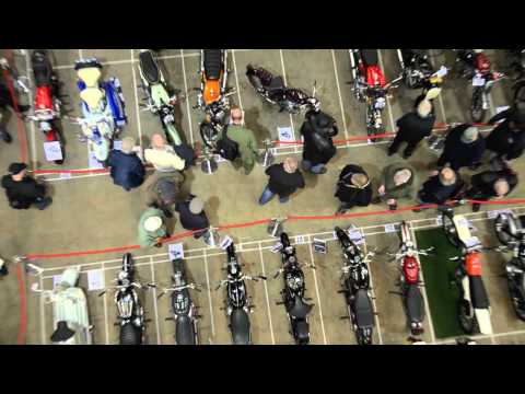 Video from the main hall at The 31st Carole Nash Bristol Motorcycle Show 2011.