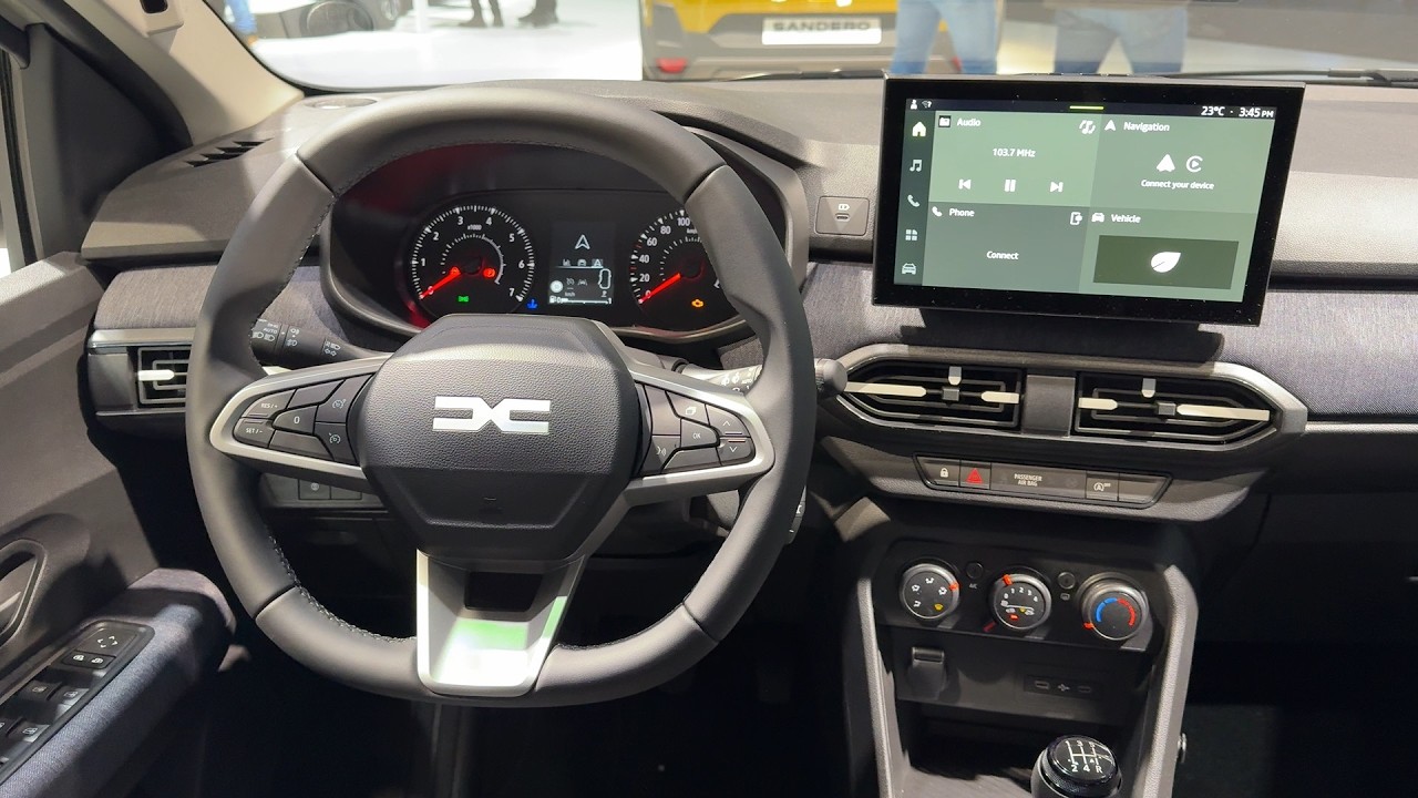 DACIA SANDERO 2026 FACELIFT - new INFOTAINMENT system & touchscreen