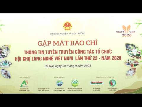 Nhiều sự kiện XTTM sẽ được tổ chức trong khuôn khổ Hội chợ làng nghề Việt Nam 2026