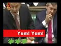 Prime Minister Gordon Brown Picks His Nose Bogeyman Finale