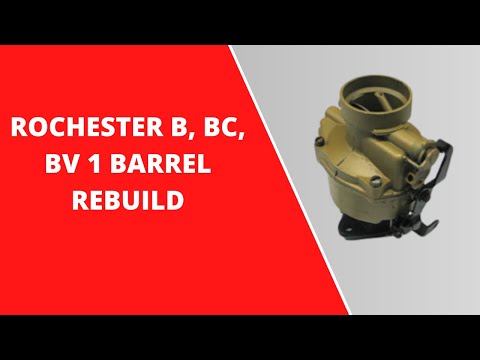 how to rebuild two barrel carburetor