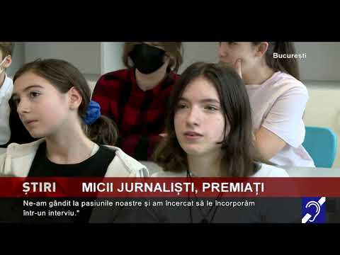 Micii jurnaliști, premiați