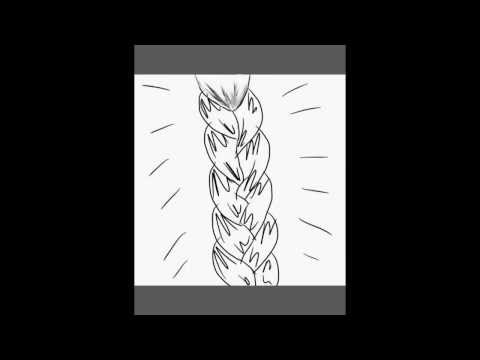 how to draw braided hair