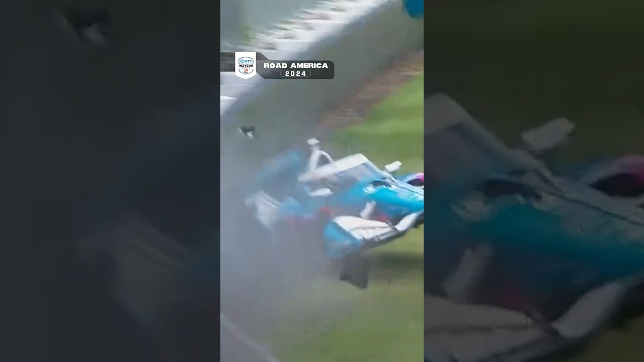 Josef Newgarden found the limit in 2024 🫣 #indycar #racing #josefnewgarden