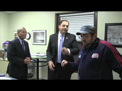 Massachusetts Governor Deval Patrick stars in the 10/10/2012 Cold Open of The Steve Katsos Show