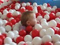 Zella Plays in the Ball Pit