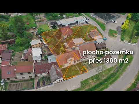Video Dva samostatné domy na velkorysém stavebním pozemku u Blanenské přehrady