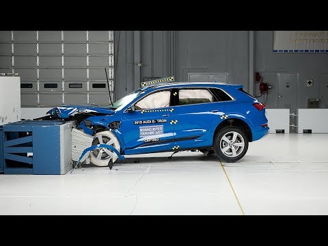 Audi E-tron prueba de choque IIHS