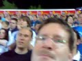 Das Ende vom Spiel Fans feiern ihre Mannschaft(Bayern)