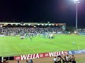 Das Ende vom Spiel Fans feiern ihre Mannschaft(Bayern)