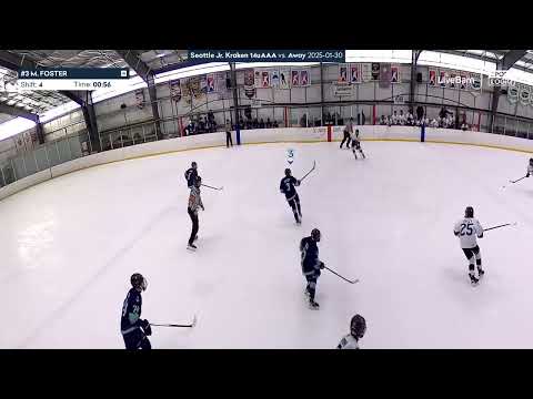 Game 1 Shifts 1/30/25 Seattle Jr. Kraken 14uAAA Vs. Wenatchee Wild 14uAAA Washinton State Tier 1 Championship Playoffs