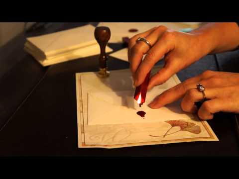 gravurART Siegelanleitung, Verarbeitung von Siegelwachs mit Docht