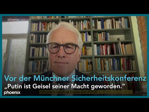 Ex-Botschafter Rdiger von Fritsch ber die Mnchner Sicherheitskonferenz am 16.02.2024 / phoenix tagesgesprch