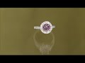 VIBRANT PRETTY IN PINK STERLING SILVER RING 3.90 CTW