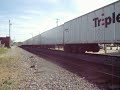 NB NS triple Crown Roadrailer, 2 BNSF units!