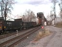 Highood GP38 leads NS #369 in to Fort Erie