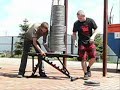 Test wytrzymałości na obciążenie - 500 kg- ławek z linii Kelton HOME.