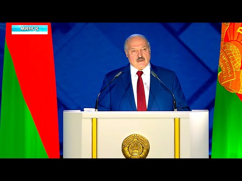 Президент Беларуси обратился с посланием к народу и Национальному собранию видео