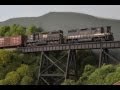 LAYOUT TOUR - N Scale - Norfolk Southern / CSX - Charleston, Roanoke and Eastern Railway