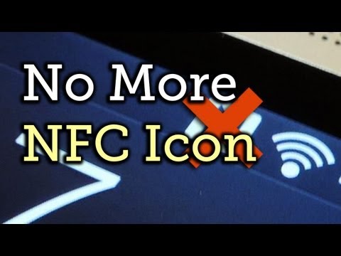 how to remove nfc icon