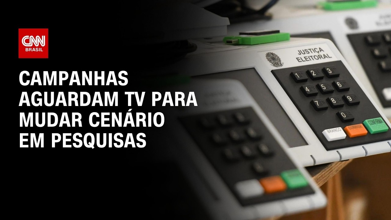 Campanhas eleitorais aguardam TV para mudar cenário em pesquisas | CNN PRIME TIME