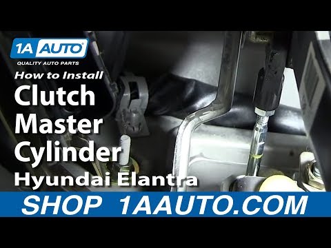 How To Install Replace Clutch Master Cylinder 2001-06 Hyundai Elantra