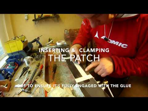 how to repair skis