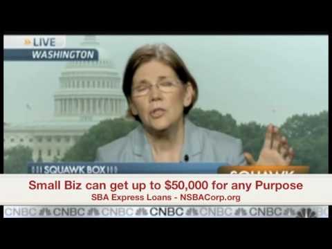 Watch 'Elizabeth Warren - Small Biz Lending Cut infuriating'