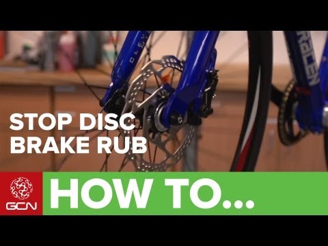 how to adjust rubbing v- brakes