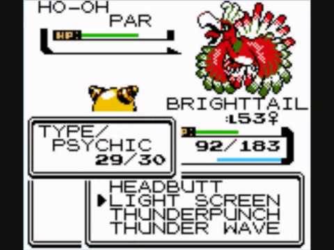 how to get ho oh in pokemon silver