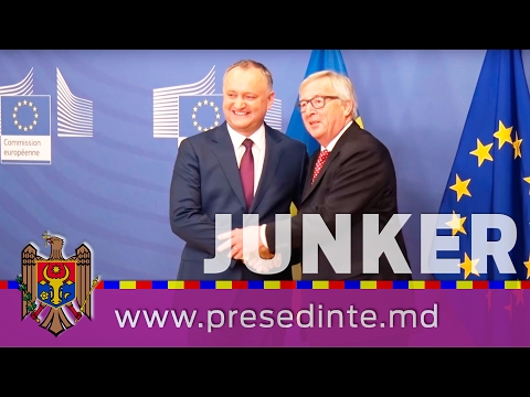 Președintele țării s-a întîlnit cu Președintele Comisiei Europene 
