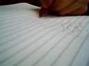 Gideo desenhando Gideo desenhando