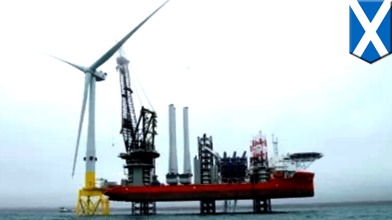 Scotland was first Industrialized Country to Run wholly on Wind in October