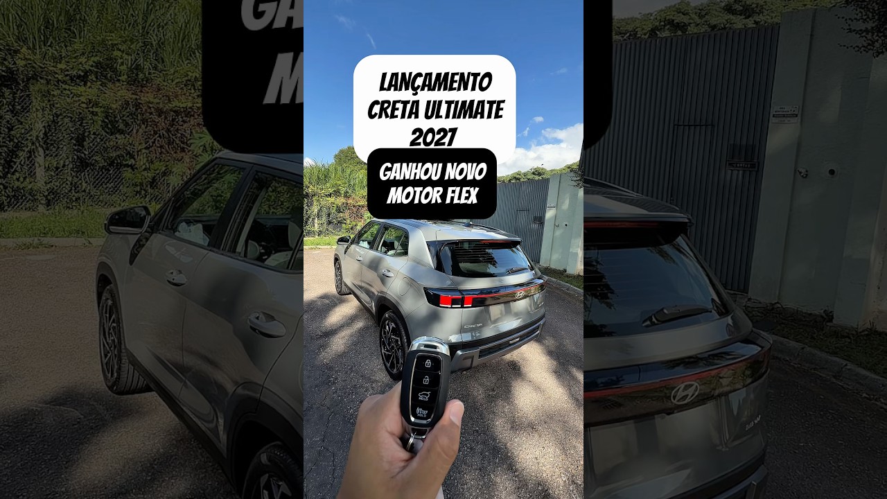 LANÇAMENTO HYUNDAI CRETA ULTIMATE 2027 CHEGOU! Ganhou NOVO MOTOR FLEX mas perdeu força