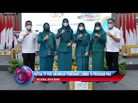 KETUA TP PKK UMUMKAN PEMENANG LOMBA 10 PROGRAM PKK