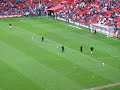 Manchester United - Aston Villa (FA Cup), More Warm Up