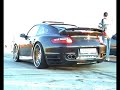 Porsche 997 Techart Turbo Vs. Mercedes E 55 AMG Drag Race