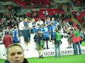 Soccer Aid - England lift the trophy