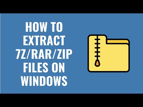 how to open rar files on windows 7