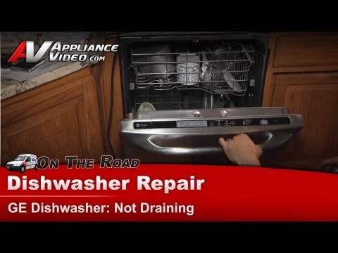 how to drain aeg dishwasher